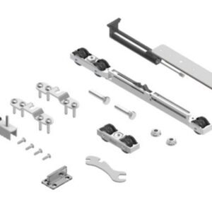 Комплект роликів Saheco на одну стулку з одним Softbrake і одним фіксатором