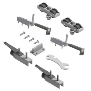 Комплект роликів Saheco з врізними планками SF-Roller RA з двома фіксаторами