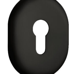 Накладка під циліндр DISEC KT3561 DIN OVAL хром чорний