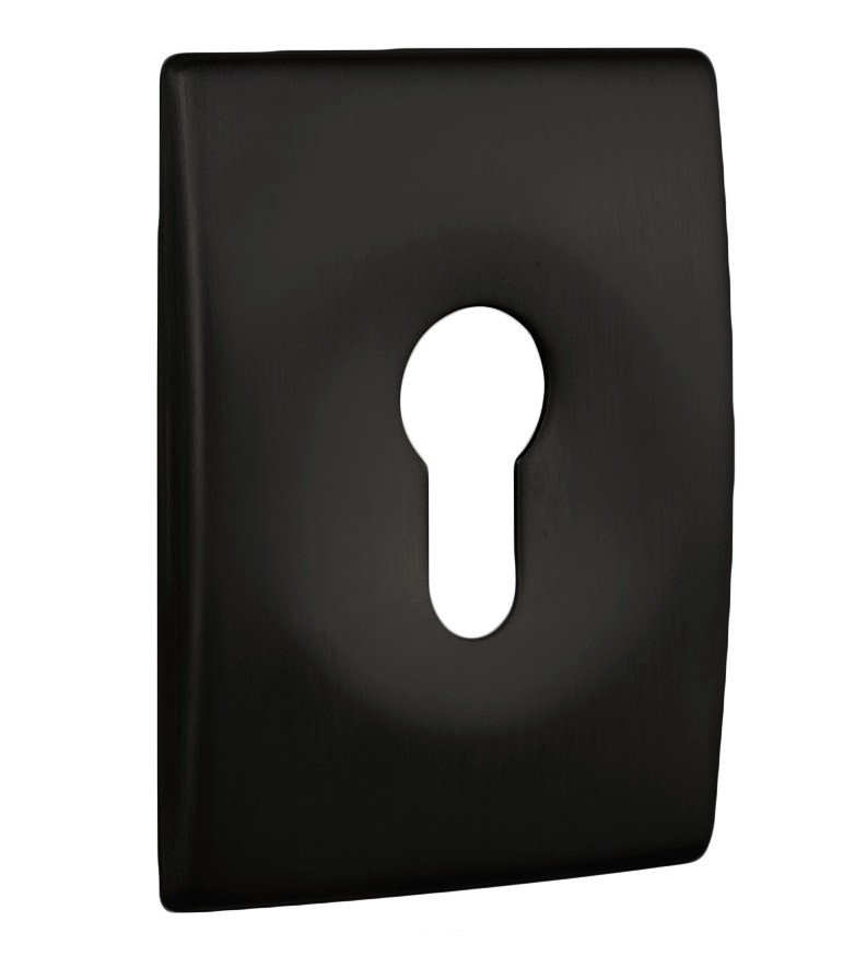 Накладка DISEC QUADRY KT3484 DIN SQUARE хром чорний