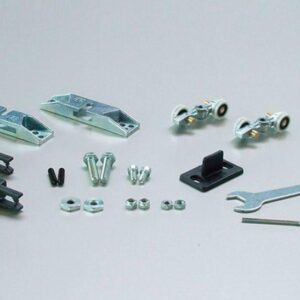 Розсувна система Koblenz 0500/3 ABSU на 1-дверцята 80-120 кг + ABS доводчик (подвійний)