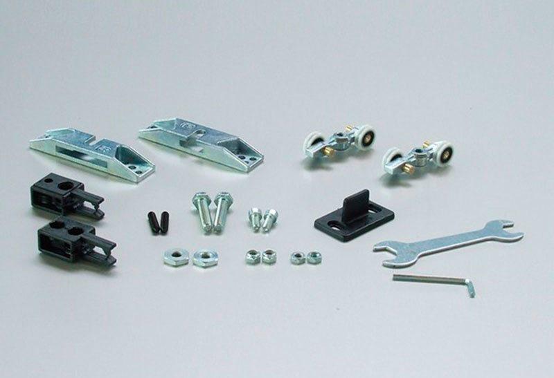 Розсувна система Koblenz 0500/3 ABSU на 1-дверцята 80-120 кг + ABS доводчик (подвійний)