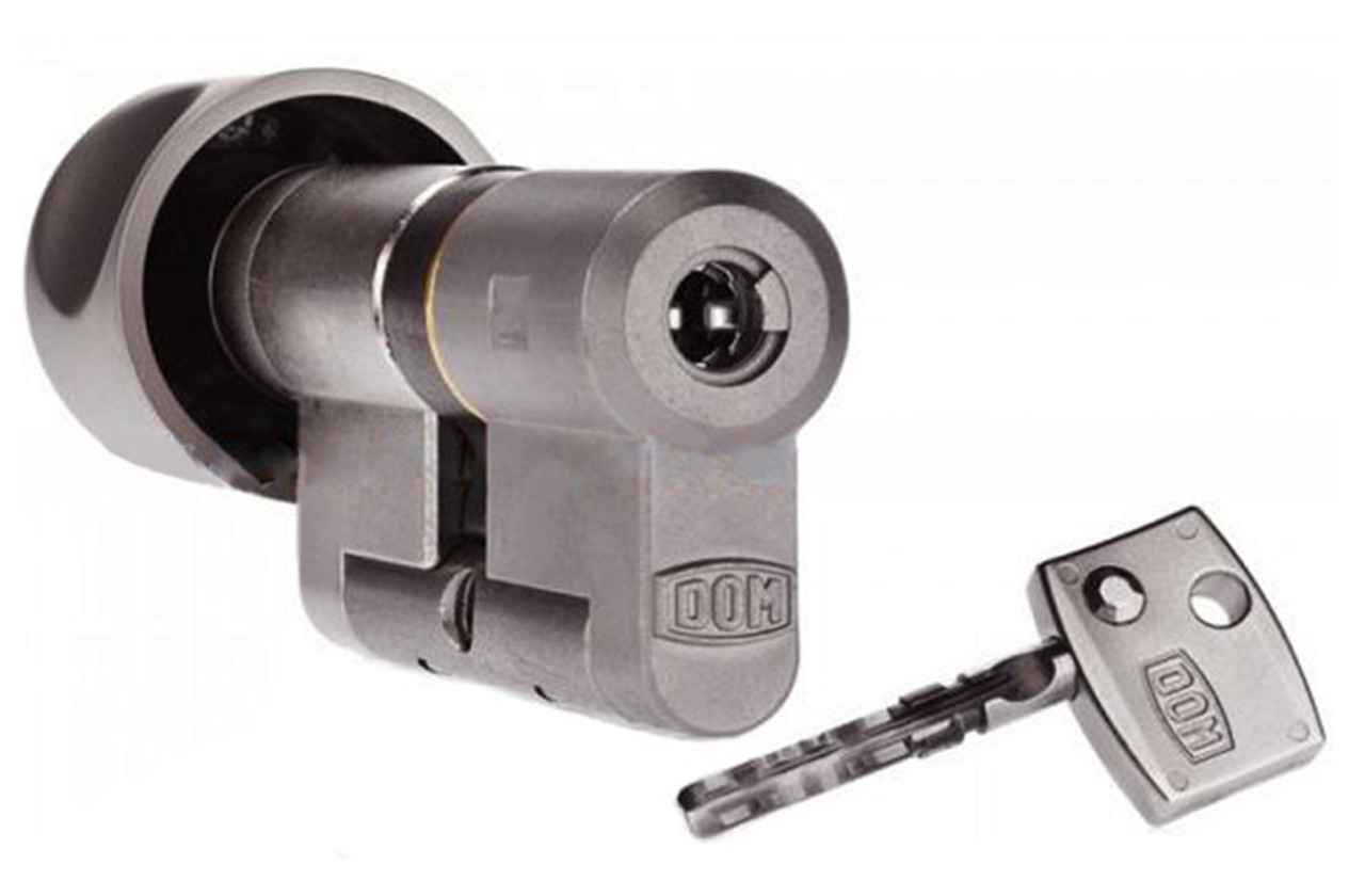 Dom Diamant 94мм 52x42 ключ-тумблер нікель (Німеччина)