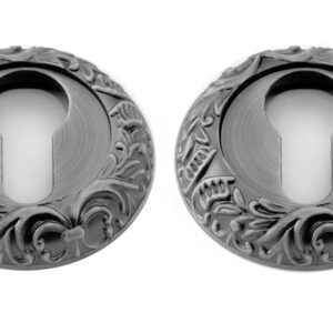 Накладка під циліндр Safita PZ R08 BB старовинне срібло