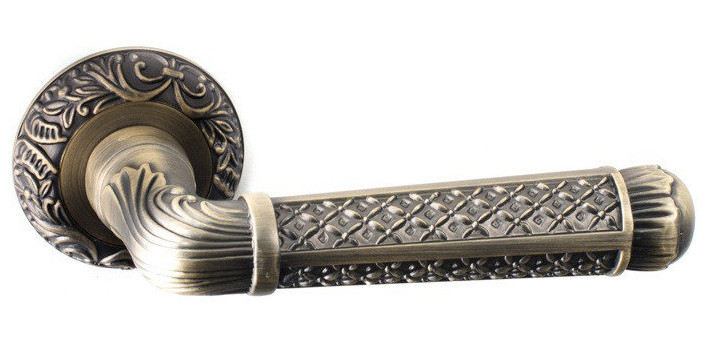 Дверна ручка Safita R08H 195 MAB старовинна бронза