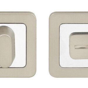 Накладка WC Safita WC R40 MSN/CP матовий сатин/хром