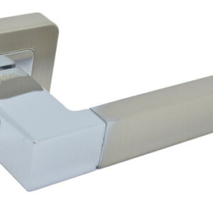 Дверна ручка Safita 394 R40 SN/CP сатин/хром