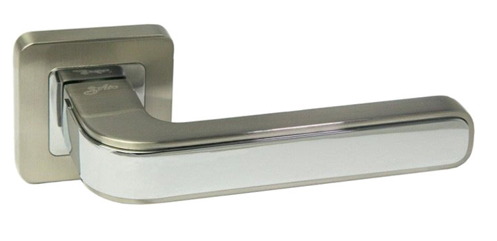 Дверна ручка Safita 680 R40 SN/CP сатин/хром