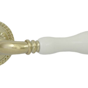 Дверна ручка RichArt R15H301 PVD/C-2 золото/кераміка (Китай)