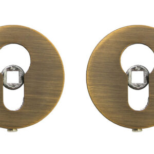 Накладка під циліндр RichArt PZ R16 STBB матова коричнева бронза