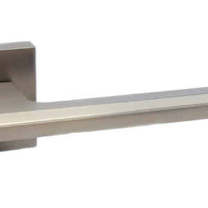 Дверна ручка RichArt R64 328 MSN/MSB матовий нікель/графіт