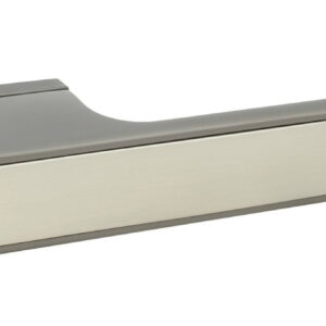 Дверна ручка RichArt 282 R68 MSN/MSB матовий нікель/графіт