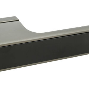 Дверна ручка RichArt 282 R68 MSB/FB графіт/чорний