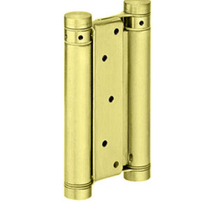 Маятникова петля двостороннього відкривання Hafele 40 кг латунь полірована