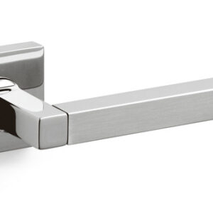 Ручка дверна Olivari Time Q CA хром глянцевий/ хром матовий (Італія)