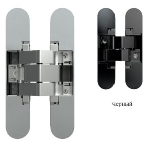 Прихована петля Anselmi 516 (AN 142 3D) чорний 18 (Італія)