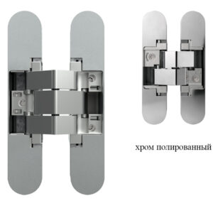 Прихована петля Anselmi 516 (AN 142 3D) хром полірований 39 (Італія)