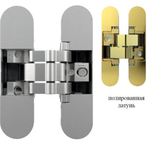 Скрытая петля Anselmi 501 полированная латунь (Италия)