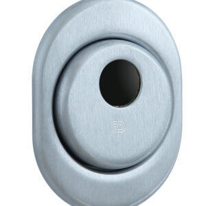 Броненакладка DISEC CONTRO CD2100 30/40 мм хром матовий (Італія)