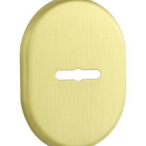 Накладка під сувальдний ключ DiSec KT090 MATRIX OVAL з прихованою шторкою латунь матова (Італія)