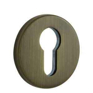 Накладка під циліндр DiSec KT038 DIN ROUND бронза сатин (Італія)