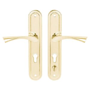 Pучка на планці BRUNO BR-80 полірована латунь ліва (Китай)