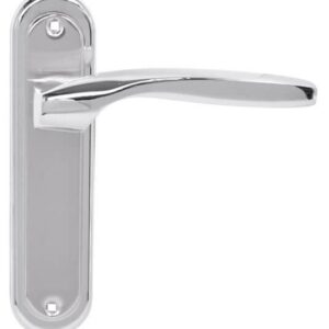 Ручка на планці RDA Arona матовий Нікель/хром (під засувку 256)