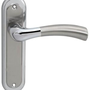 Ручка на планці RDA Siena матовий нікель/хром (під клямку 256)