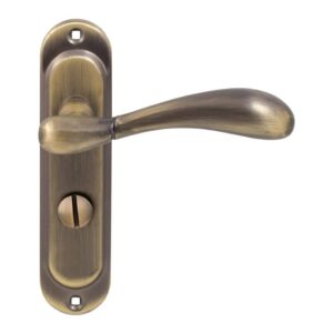 Ручка на планці WC RDA ImolaW матова антична латунь (під механізм 258) (Китай)