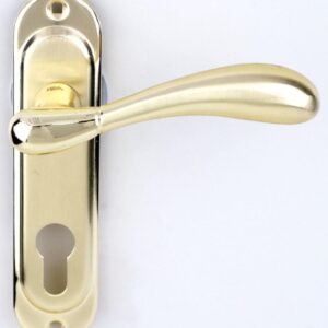 Ручка на планці під ключ RDA ImolaW полірована латунь/матова латунь (Китай)