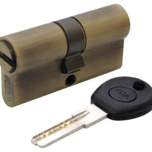 Циліндр дверний RDA 30/35 мм лаз. 65 мм 5 кл антична латунь (sale)