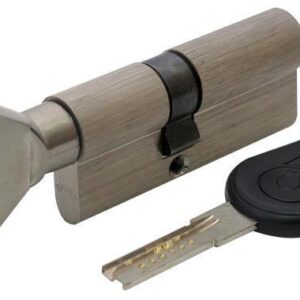 Циліндр дверної Вгипо Security 30/40мм лаз. 70мм 5кл плоск. повор. нікель