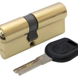 Циліндр дверної Вгипо Security 35/45мм лаз. 80мм 5кл латунь