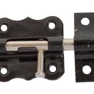 Шпінгалет накладної BRUNO 6-38 чорний