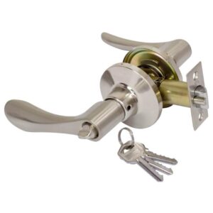 Ручка дверна з замком RDA 891 матовий нікель (Китай)