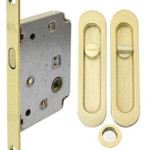 Комплект для розсувних дверей RDA матова латунь (Китай)