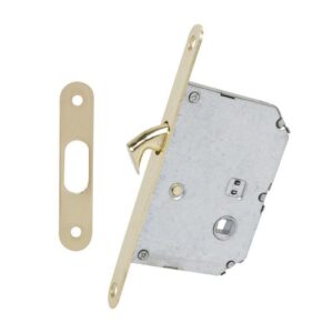 Механізм із відповідною планкою для розсувних дверей RDA 4120 PB полірована латунь (Китай)