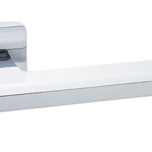 Ручка дверна System Larissa CR-CR/AL7 хром/білий (Туреччина)