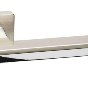 Ручка дверна System Larissa NBM-CR/NBM матовий нікель/хром (Туреччина)