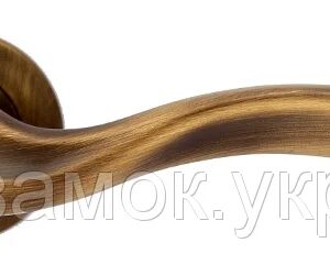 Дверна ручка з накладкою під циліндр MARIANI ASIA матова бронза