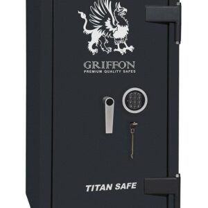 Вогнезламостійкий сейф GRIFFON CLE.II.130.KE чорний (Україна)