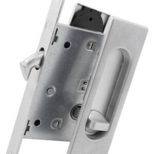 Ручка для розсувних дверей Fimet 3663AR+LOCK+MQ матовий хром (Італія)