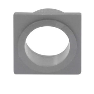 Розетка дверна прямокутна Fimet Minimal хром матовий (Італія)
