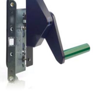 Ручка TESA для евакуаційного виходу врізний LITE1E208 NV чорний / зелений (Іспанія)