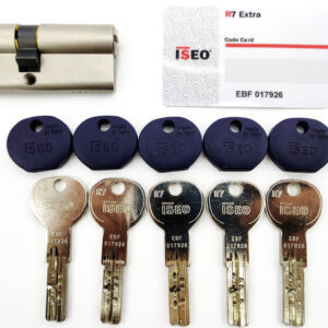 Iseo R7 95мм 45х50 ключ/ключ нікель (Італія)