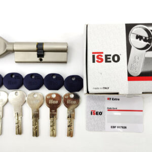 Iseo R7 105мм 60х45 ключ/тумблер нікель (Італія)