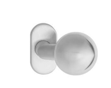 Ручка-кноб Metal-Bud Inox SGOW овальна нержавіюча сталь (Польща)