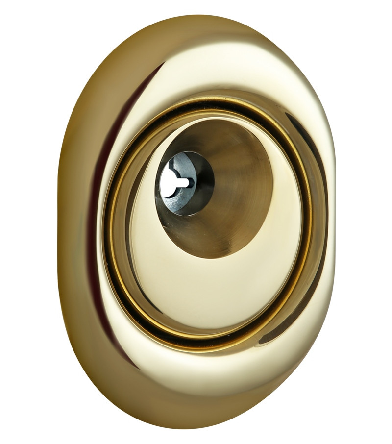 Броненакладка DISEC MONOLITO BD108 OMEGA 22 мм латунь pvd (Італія)