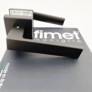 Ручка дверна Fimet Kubo матовий чорний (Італія)