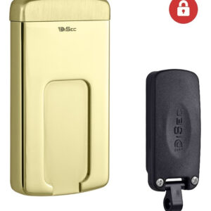 Броненакладка DISEC MAGNETIC MG220MINI LEVER KEY 12 мм латунь pvd (Італія)